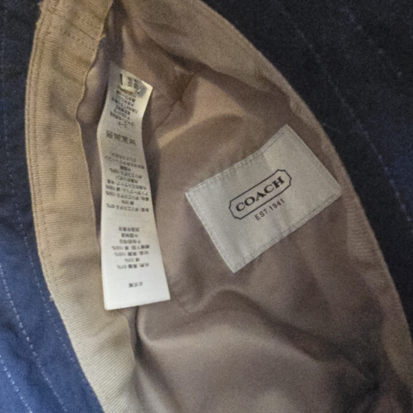 Coach Signature Jacquard Bucket Hat, Brown, Sz. XS/S. - Picture 3 of 4